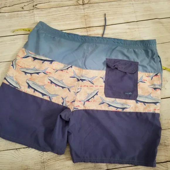 VINEYARD VINES mens fish swimming trunks XL Discounted Shipping $5.95 - Picture 2 of 5